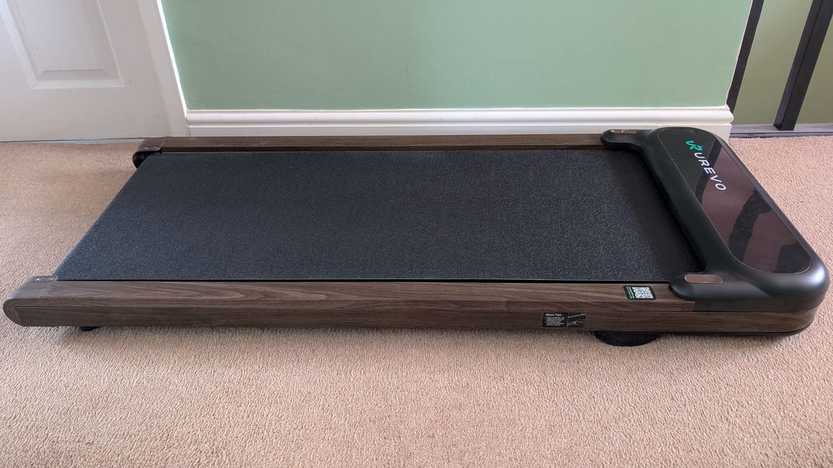 Sick and tired of ugly under-desk treadmills? With its wood grain finish, the Urevo Spacewalk E4W is both stylish and affordable