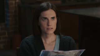 Allison Williams looking shocked in M3GAN 2.0's trailer