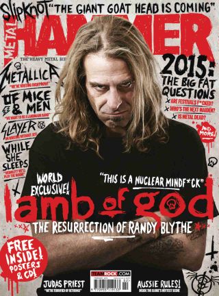 The cover of Metal Hammer issue 266 featuring Lamb Of God’s Randy Blythe