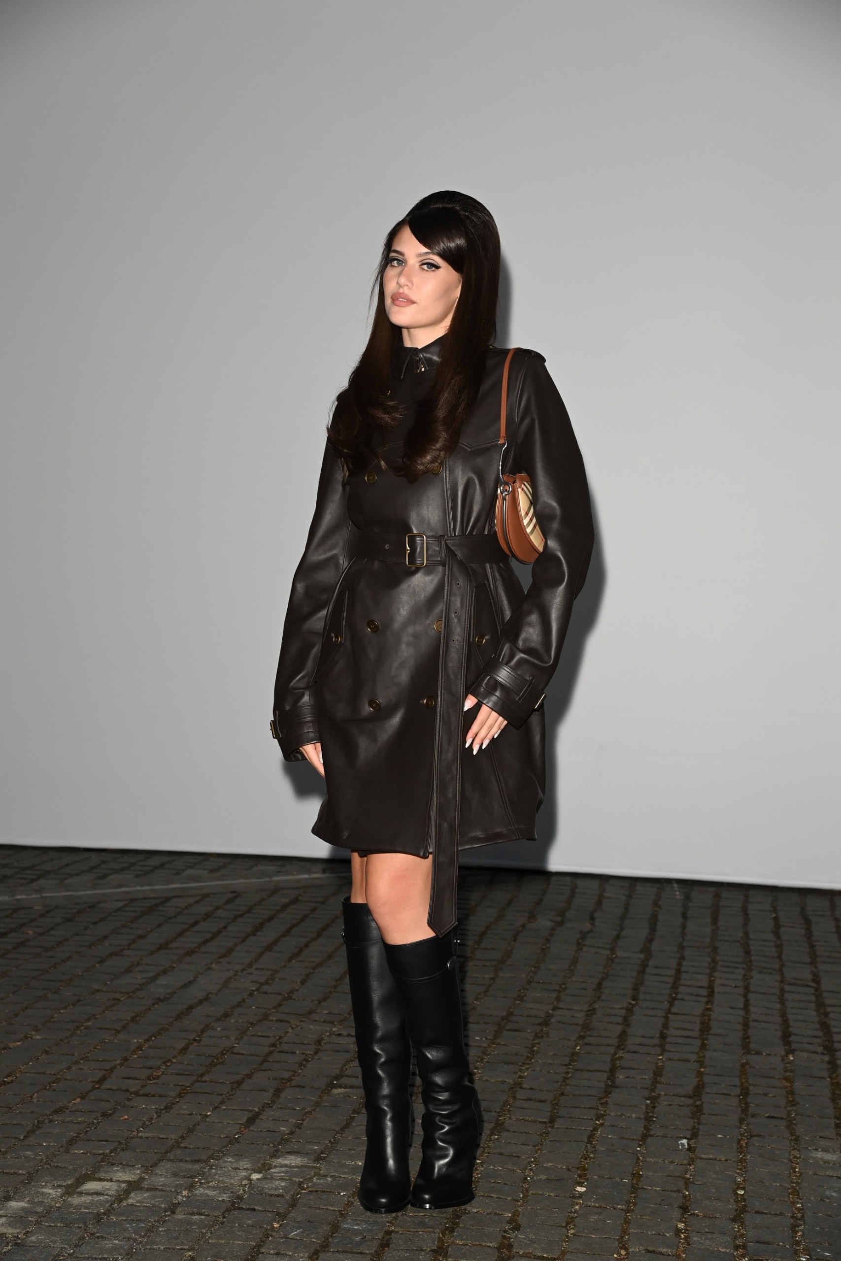 a celebrity attendee at the burberry spring 2027 show