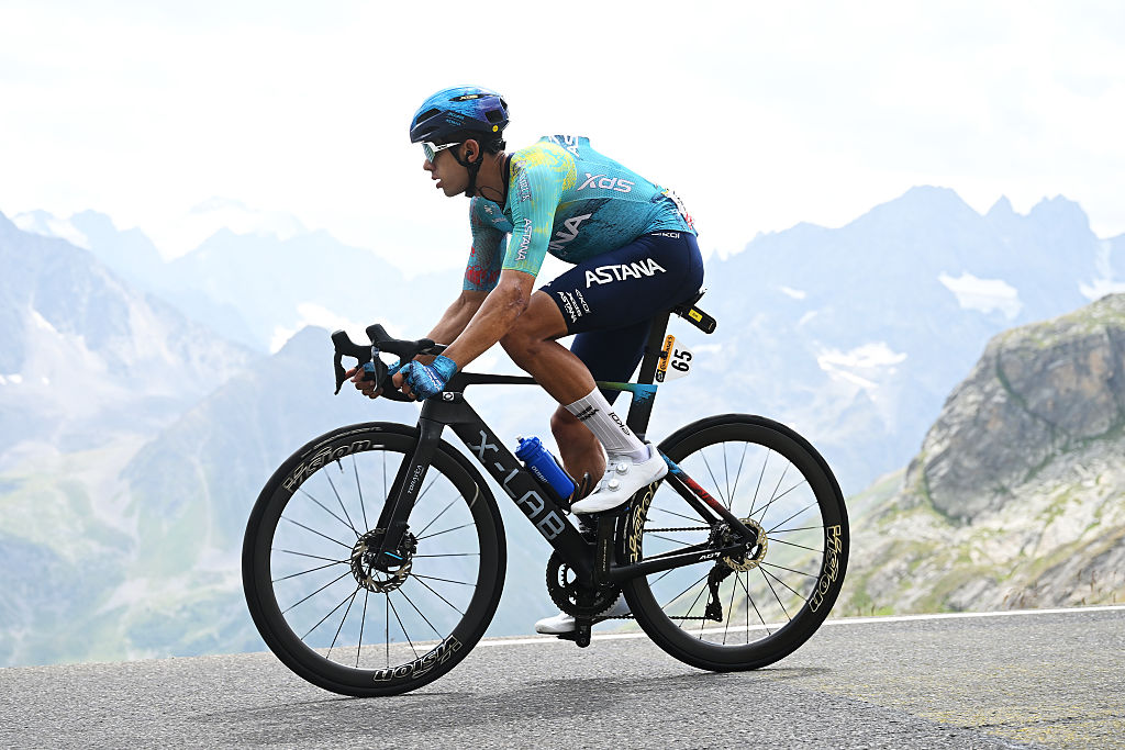ALPE D&amp;amp;apos;HUEZ, FRANCE - JULY 25: Harold Tejada of Colombia and Team XDS Astana competes during the 113th Tour de France 2026, Stage 20 a 170.9km stage from Le Bourg d&amp;amp;apos;Oisans to Alpe d&amp;amp;apos;Huez 1842m / #UCIWT / on July 25, 2026 in Alpe d&amp;amp;apos;Huez, France. (Photo by Dario Belingheri/Getty Images)