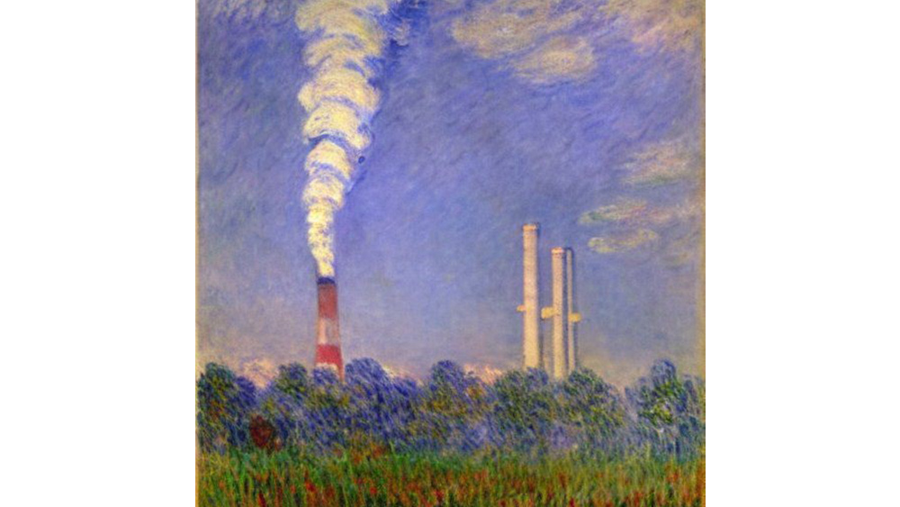 AI-generated art responding to the climate crisis
