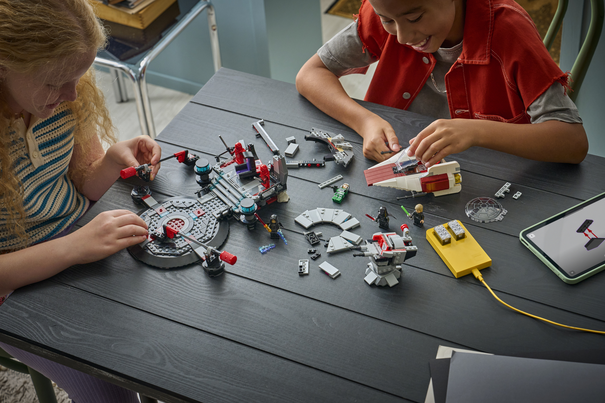 Lego Smart Play sets being played with by children in a home environment