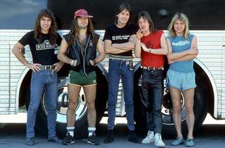 Iron Maiden on tour in September 1983