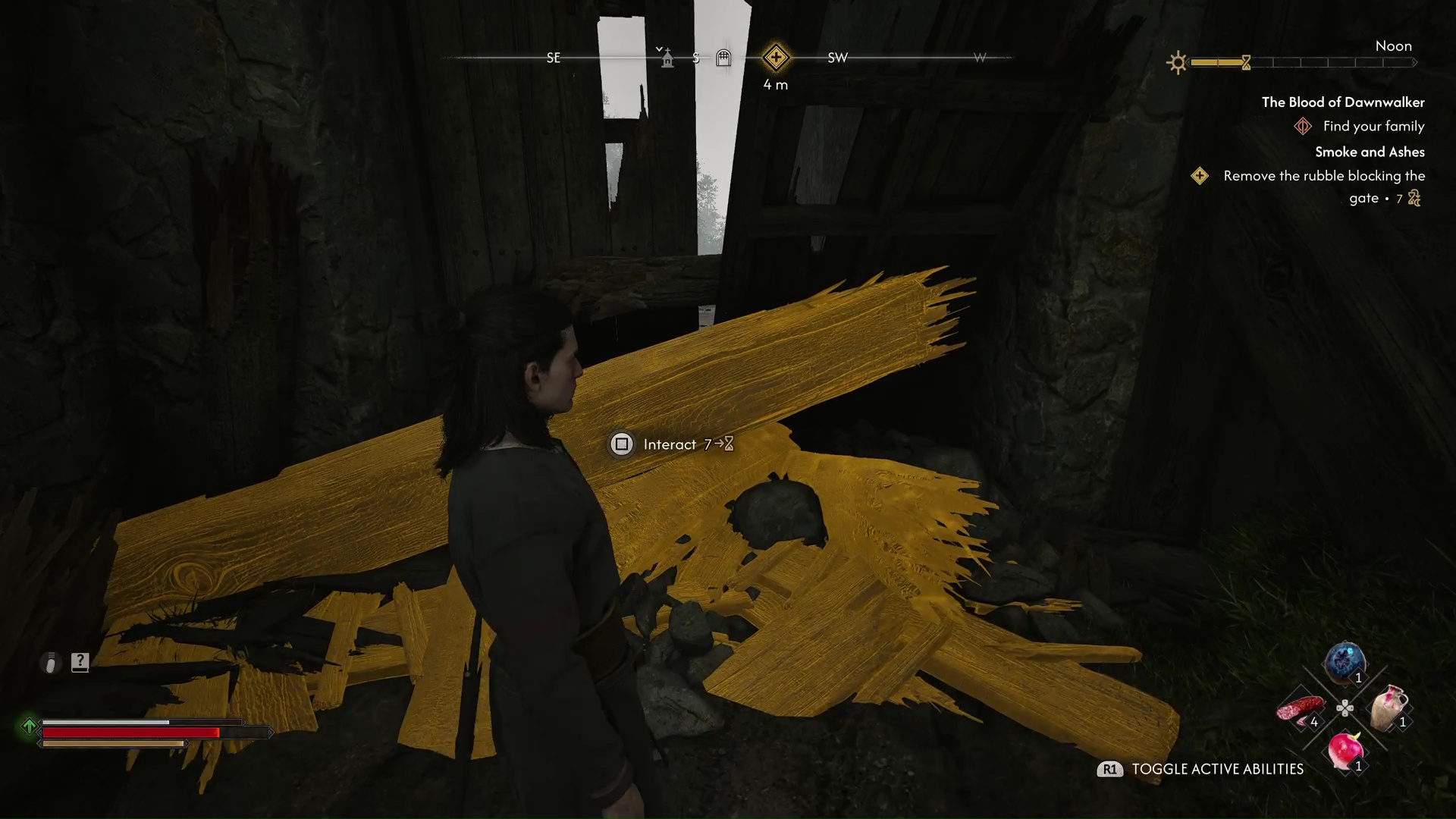 Interacting with certain objects passes time in The Blood of Dawnwalker