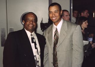 Lee Elder and Tiger Woods at the 2000 Masters