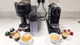 Nespresso Vertuo vs Original double shot and espresso compared