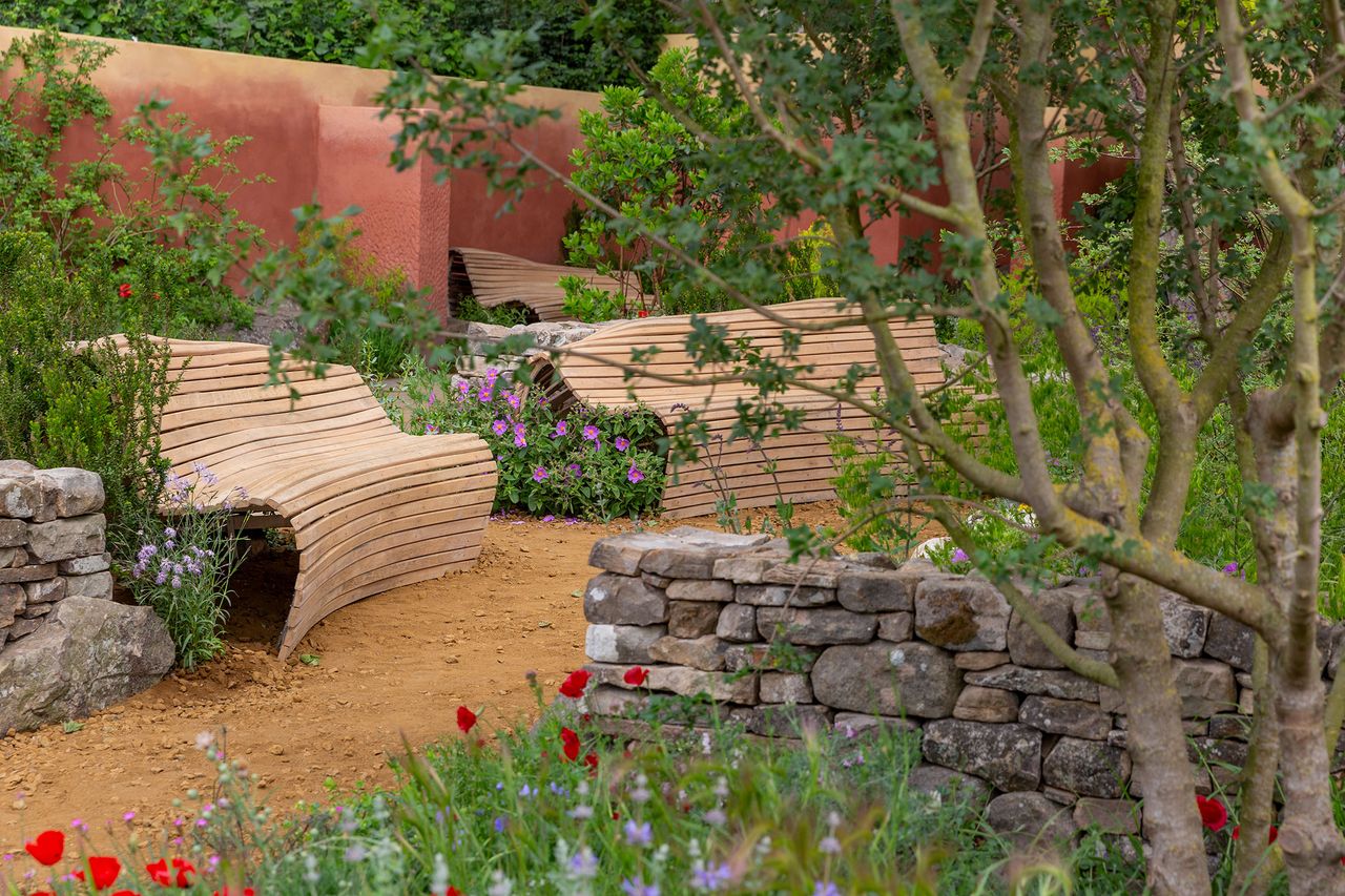 Hospice UK: Garden of Compassion, by designer Tom Hoblyn at RHS Chelsea Flower Show 2025
