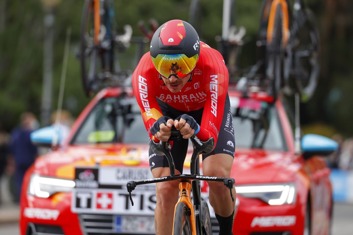 Giro d'Italia 2021 - 104th Edition - 1st stage Torino - Torino 8,6 km - 08/05/2021 - Damiano Caruso (ITA - Bahrain Victorious) - photo Luca Bettini/BettiniPhoto&Acirc;&copy;2021