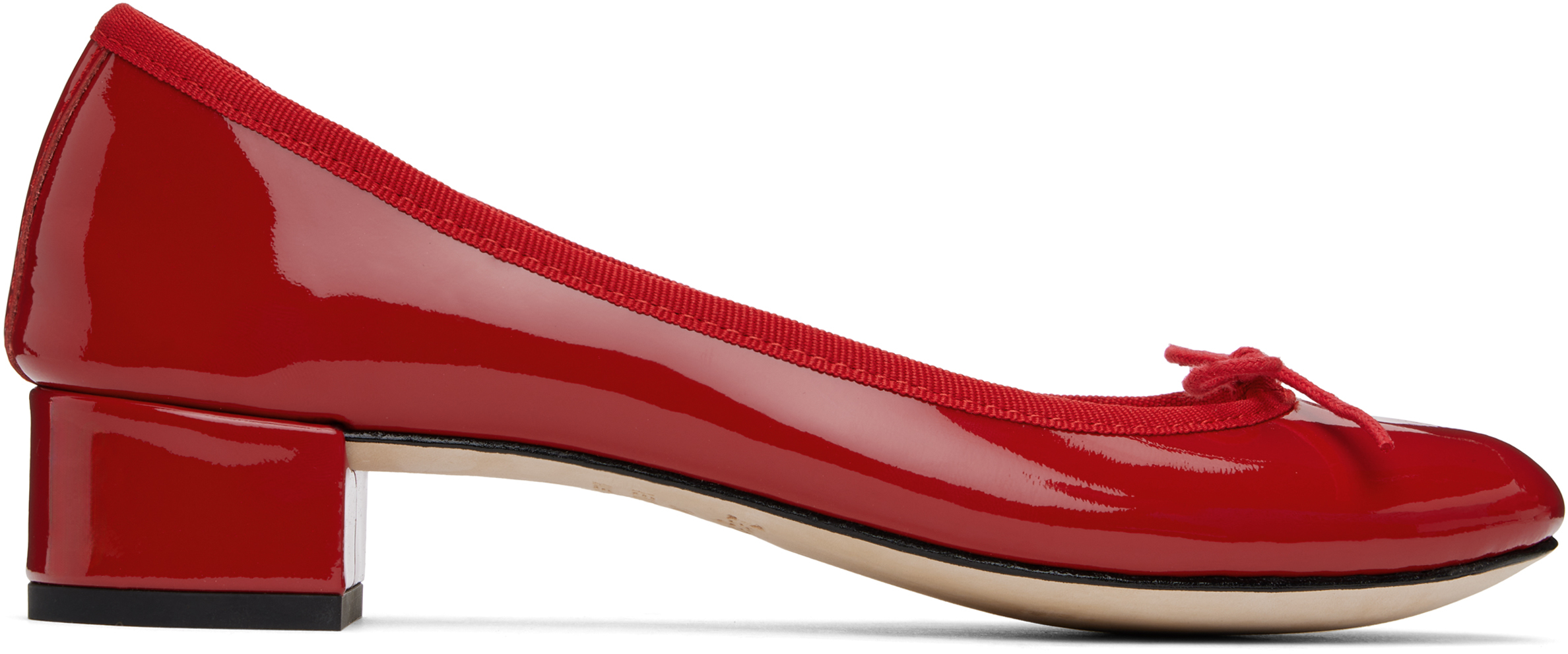 Red Camille Ballet Heels