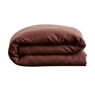 Cacao 100% French Flax Linen Duvet Cover