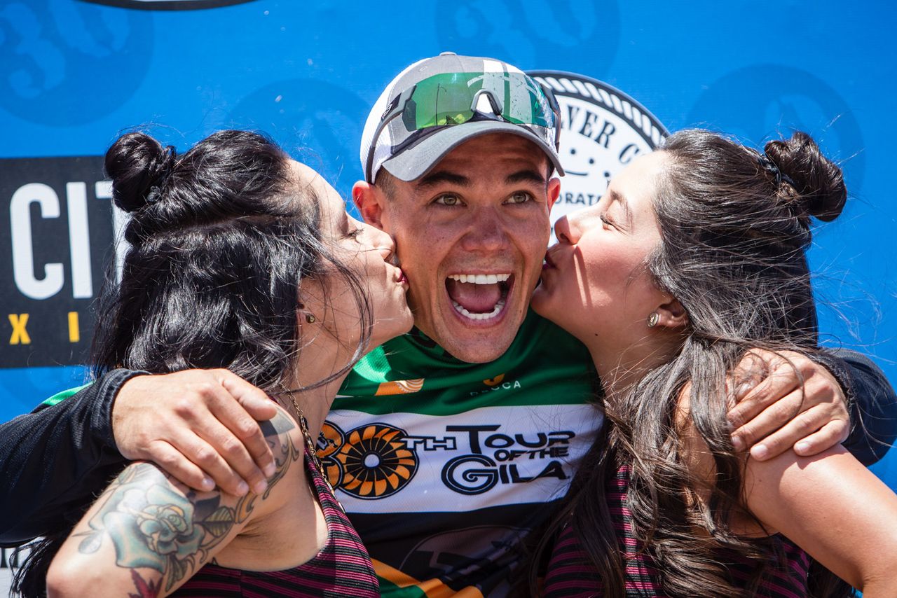 Travis McCabe (Holowesko) had fun on today's podium