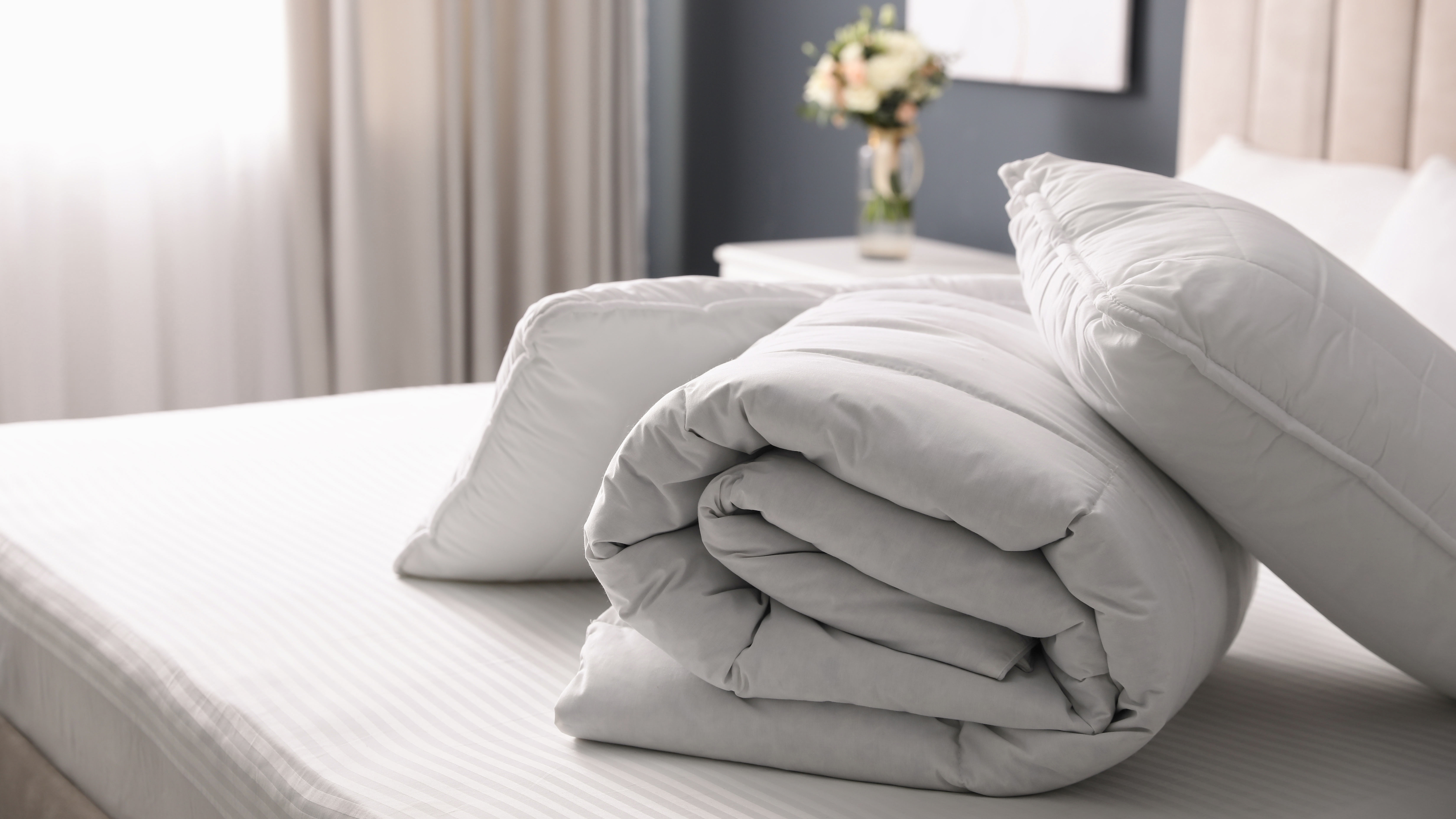 how to clean a mattress: stripped bed