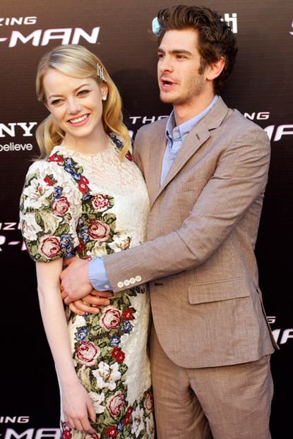 Emma Stone and Andrew Garfield - The Amazing Spider-Man - Marie Claire - Marie Claire UK