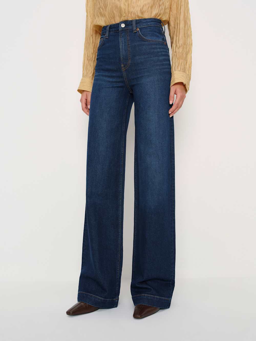Bex Super Stretch High Rise Wide Leg Jeans