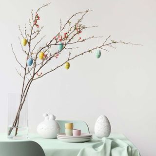 easter decoration and trees