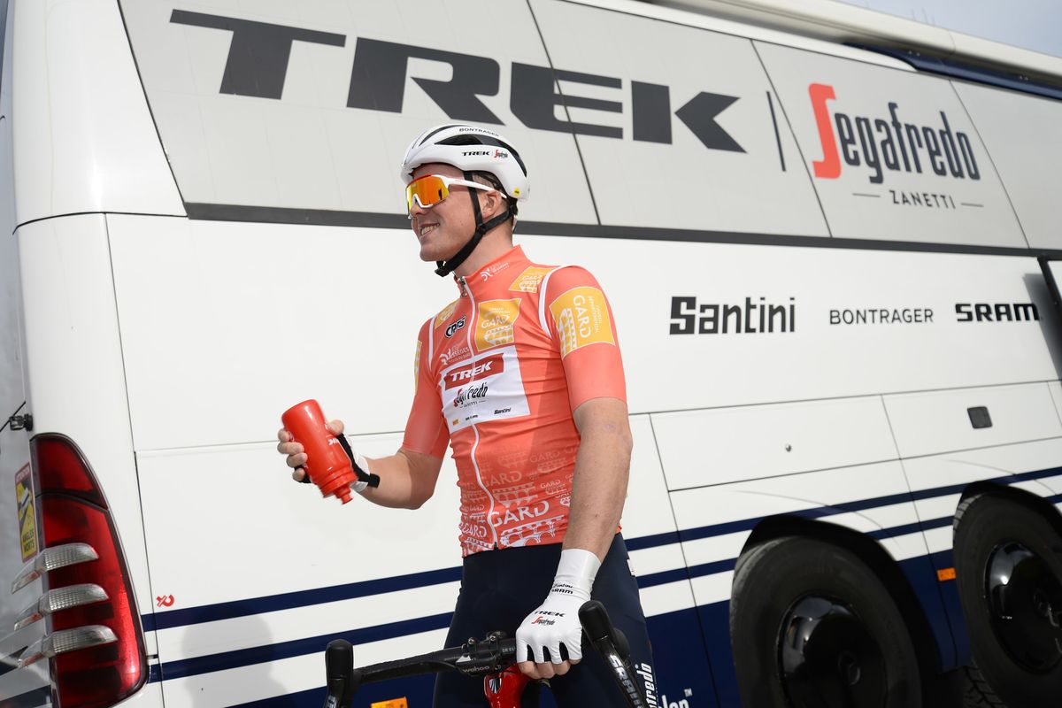 Etoile de Besseges Tour du Gard 2022 52nd Edition 2nd stage SaintChristollesAles Rousson 156 km 03022022 Mads Pedersen DEN Trek Segafredo photo Tommaso PelagalliSprintCyclingAgency2022