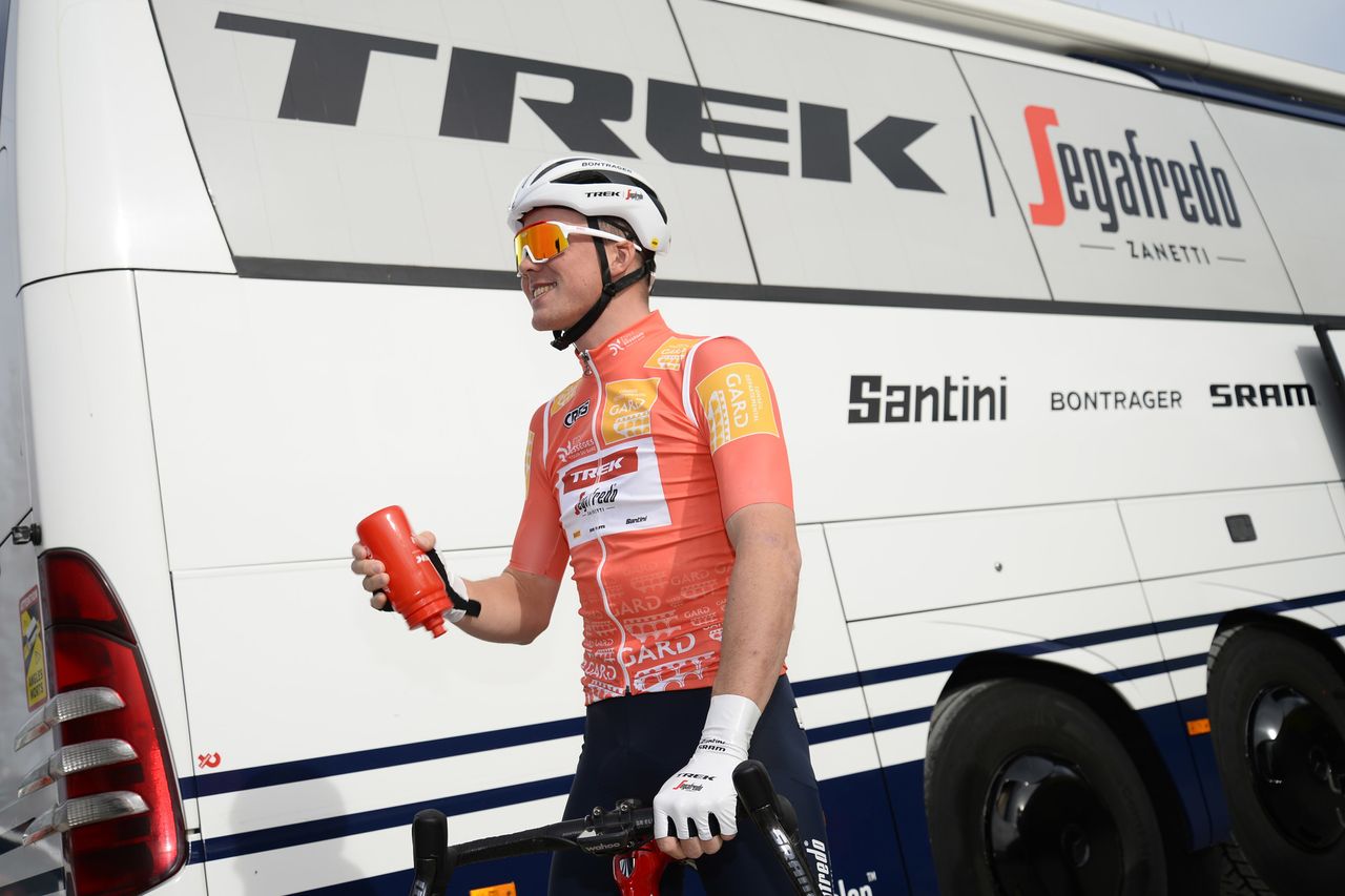 Etoile de Besseges Tour du Gard 2022 52nd Edition 2nd stage SaintChristollesAles Rousson 156 km 03022022 Mads Pedersen DEN Trek Segafredo photo Tommaso PelagalliSprintCyclingAgency2022