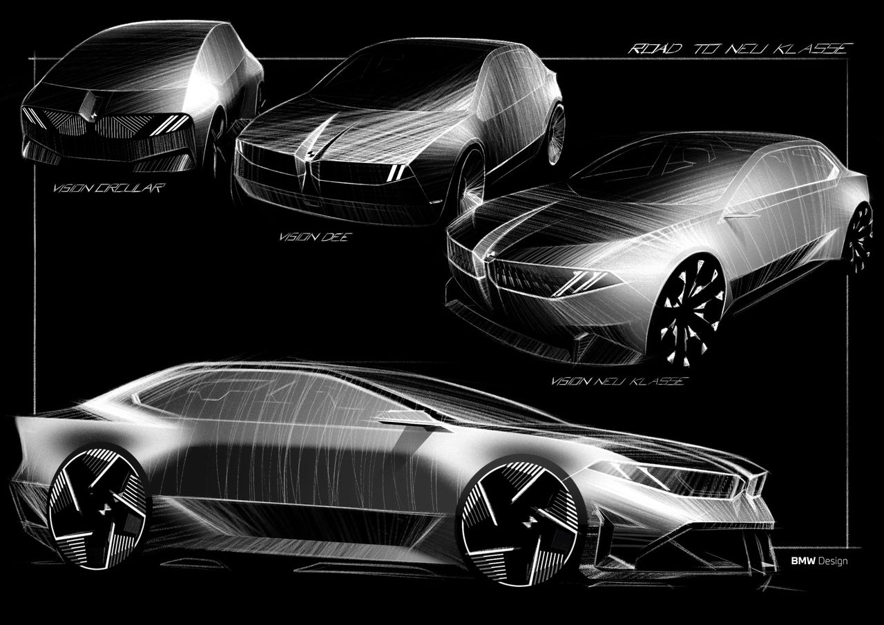 Renders showing the i3's evolution from concept to reality