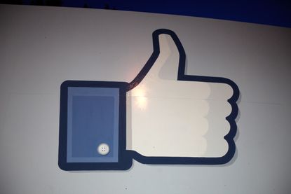 Facebook's "like" button.