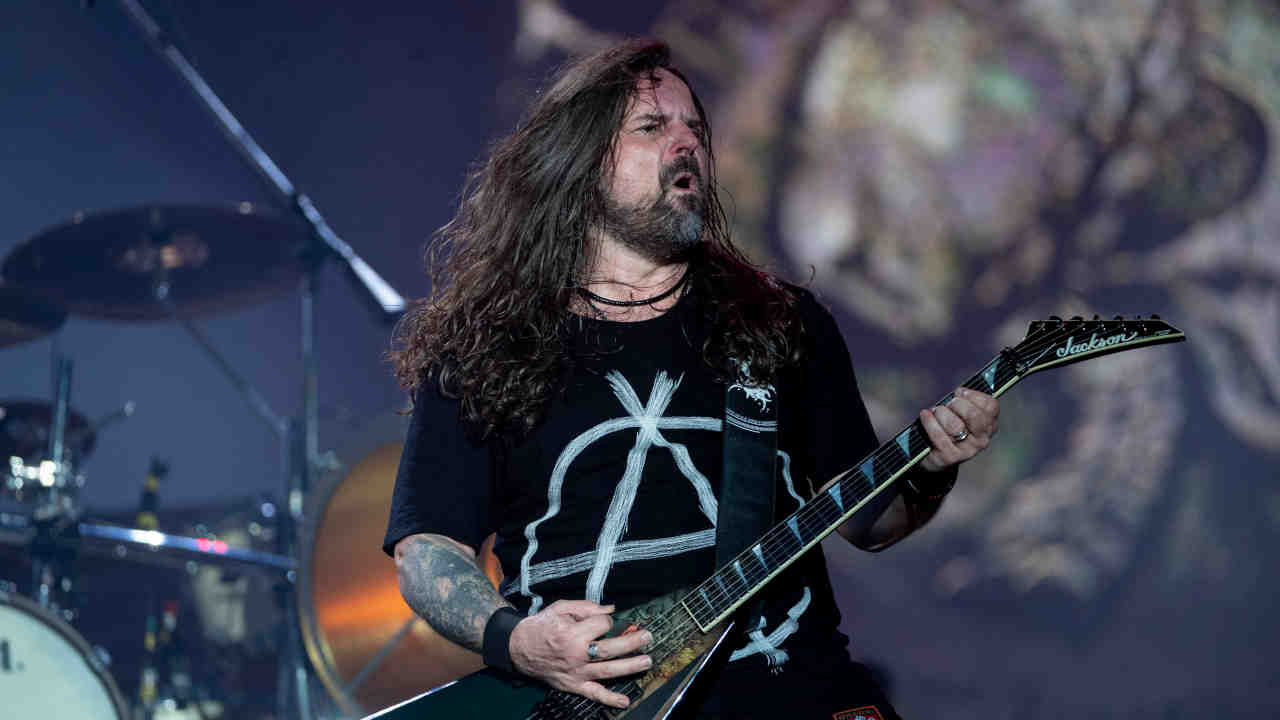 Sepultura&amp;rsquo;s Andreas Kisser performing at the Rock In Rio festival in 1985