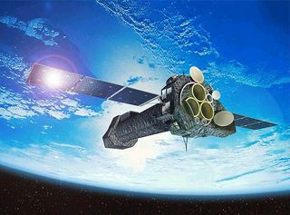 The XMM-Newton spacecraft.