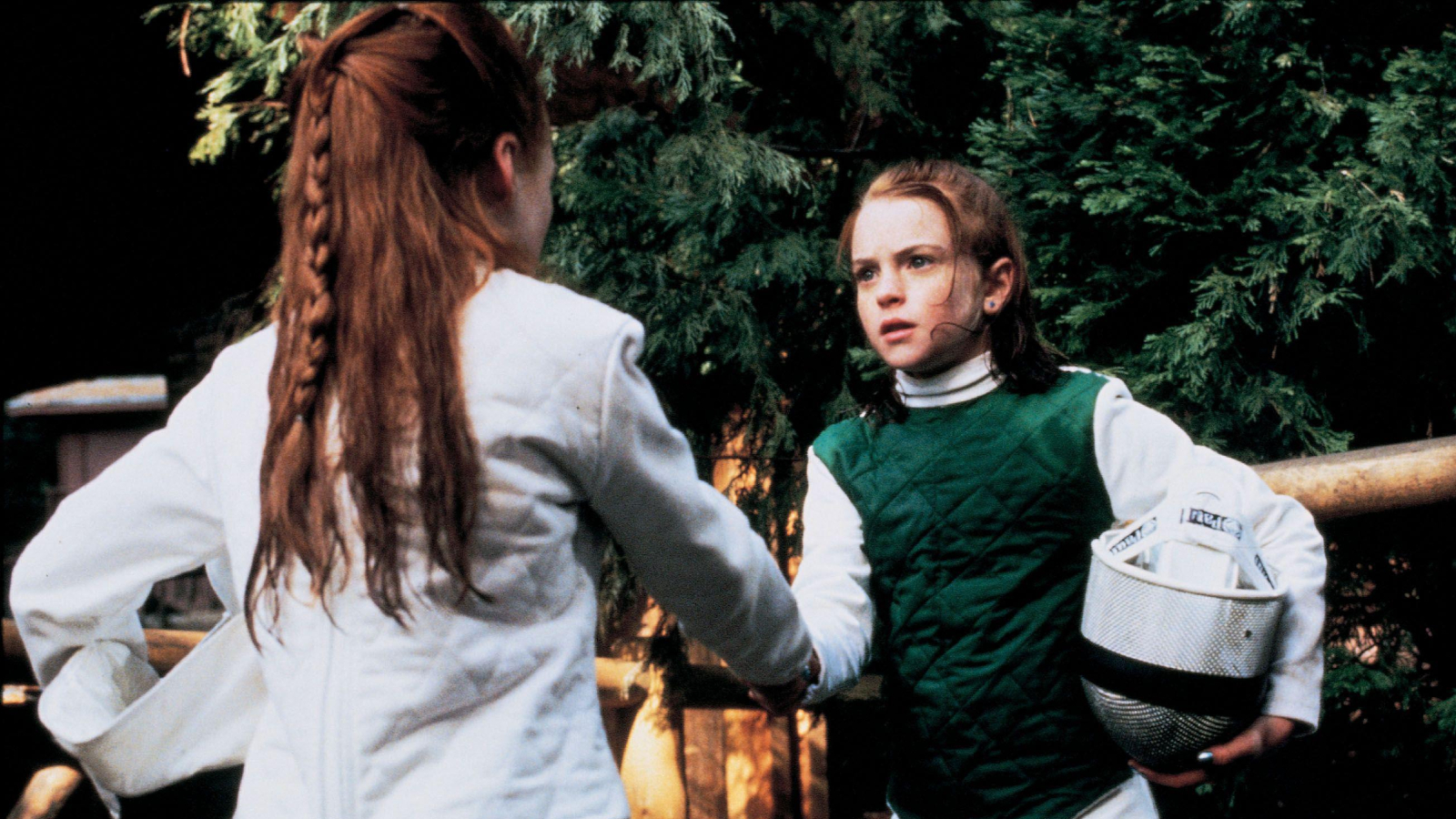 Still from Disney's 1998 The Parent Trap starring Lindsey Lohan