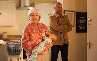 Granny Campbell is on a mission and Luke sabotages Mandy&#039;s wedding dress in Hollyoaks