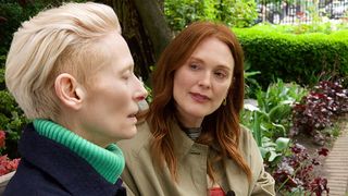 Tilda Swinton and Julianne Moore in The Room Next Door