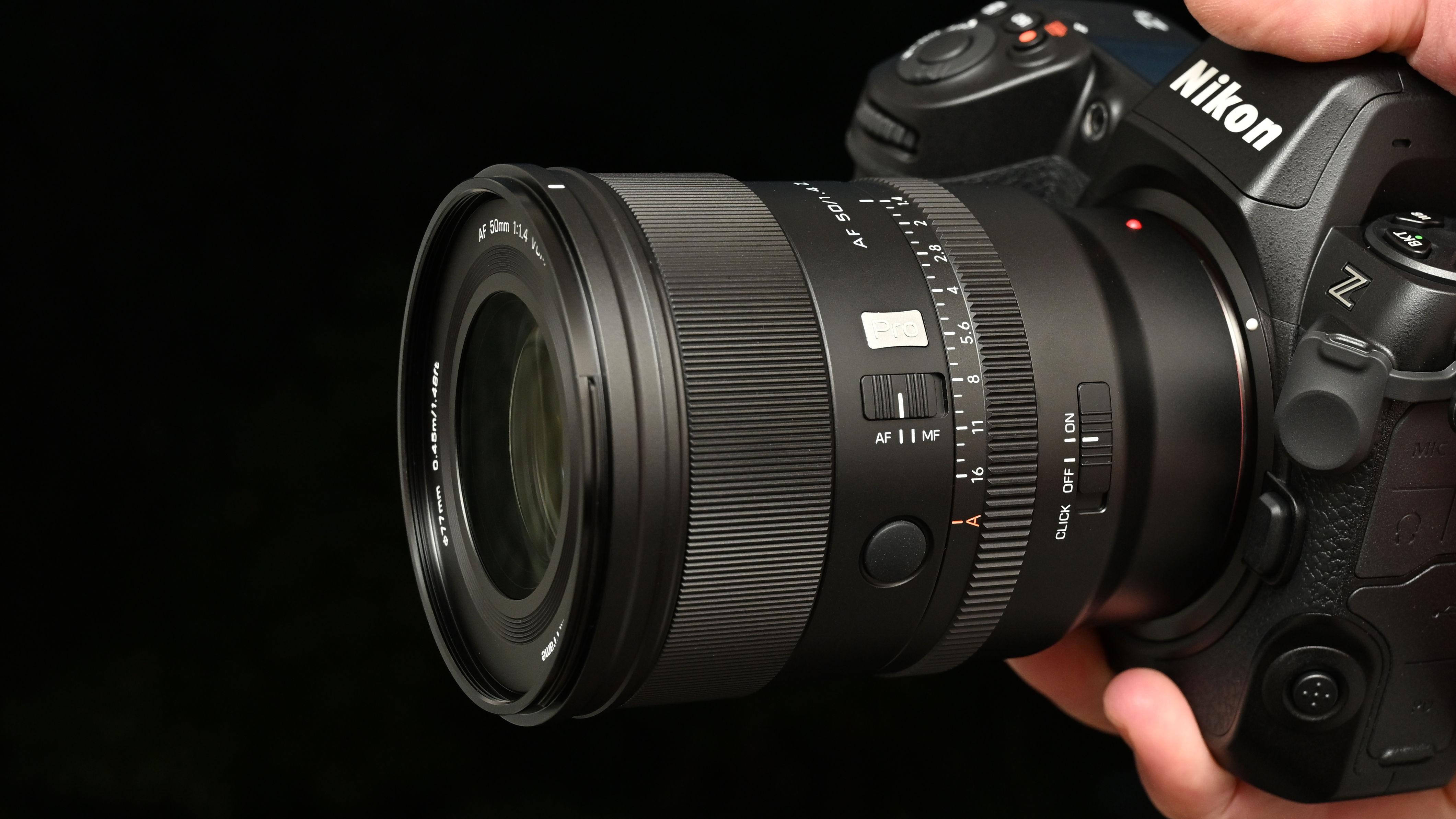 Viltrox AF 50mm f/1.4 Pro on Nikon Z camera