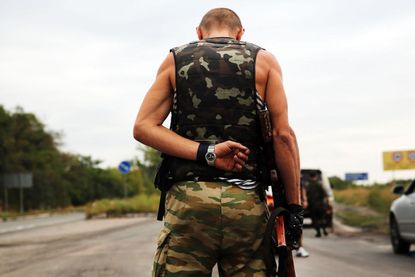 Pro-Russian separatist takes office in eastern Ukraine