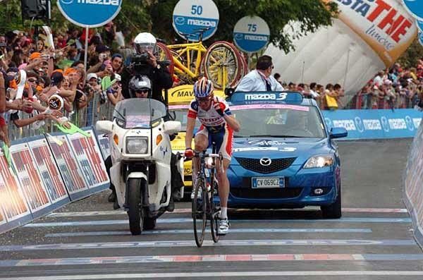 Rik Verbrugghe just had enough juice in the tank to make it across the line
