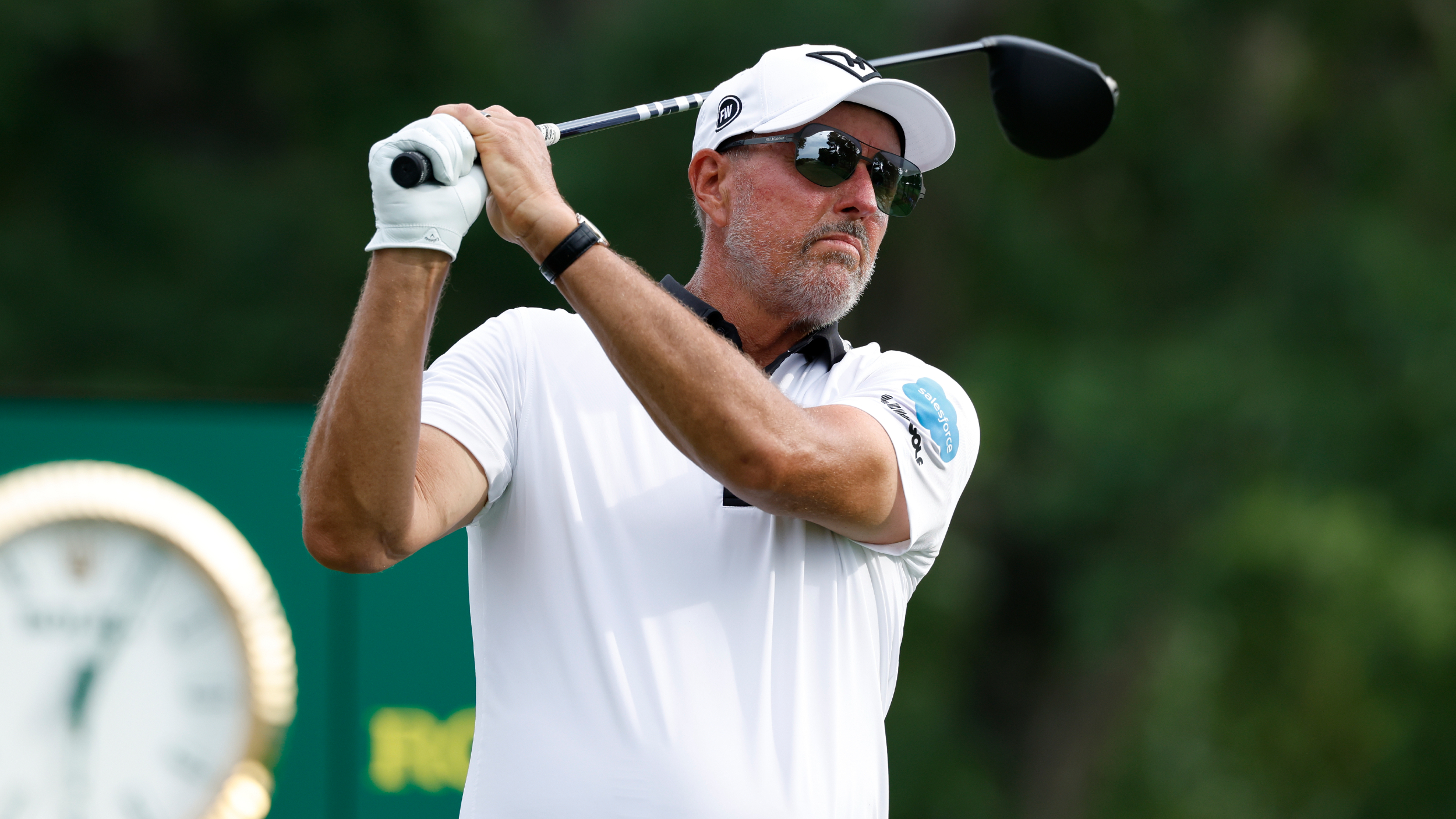Phil Mickelson takes a shot at the PGA Championship 