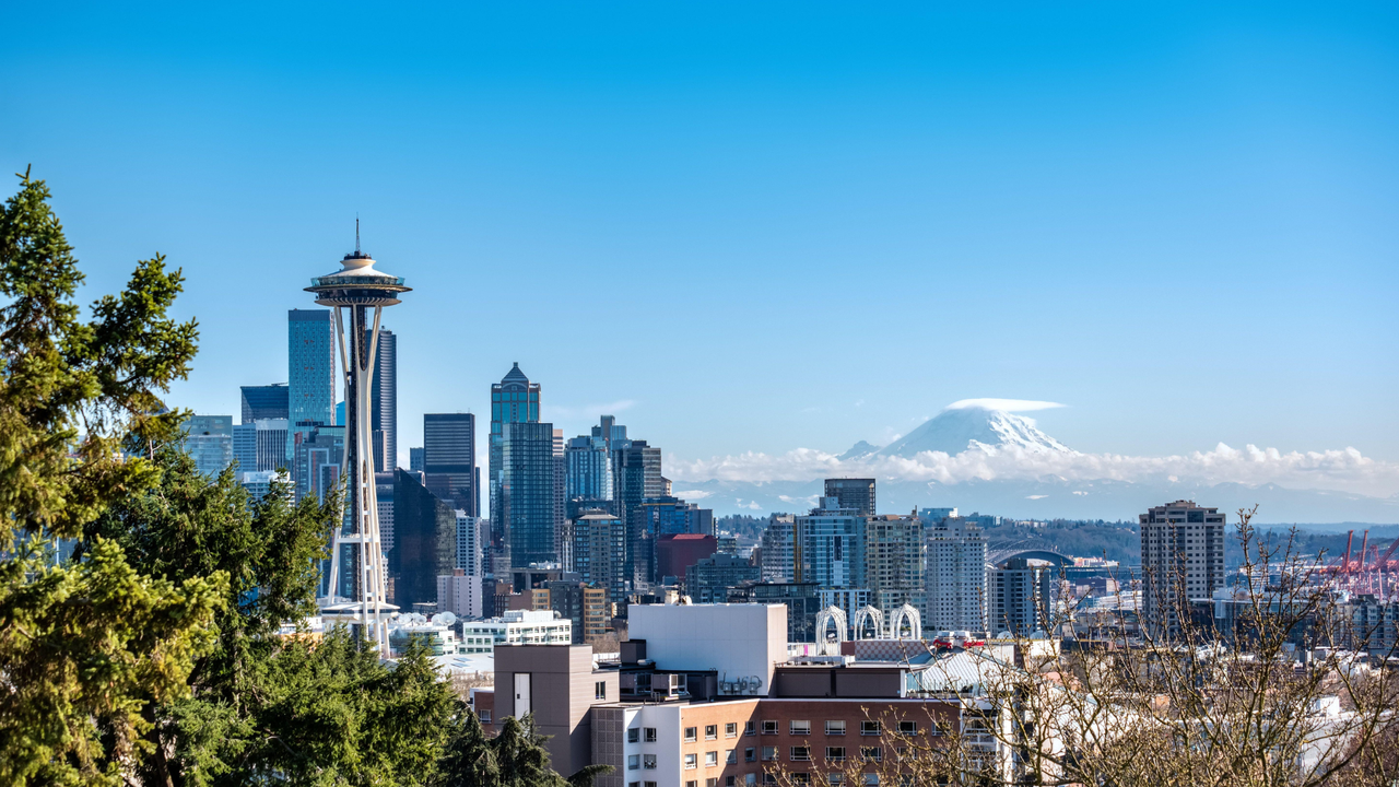 Seattle skyline.