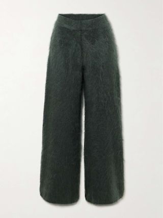 Ellery Brushed Cashmere Flared Pants