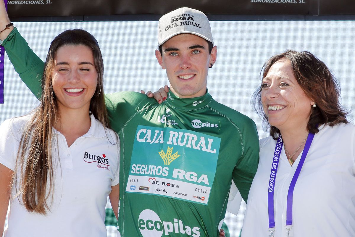 Aranburu in the points jersey at the Vuelta a Burgos 2019