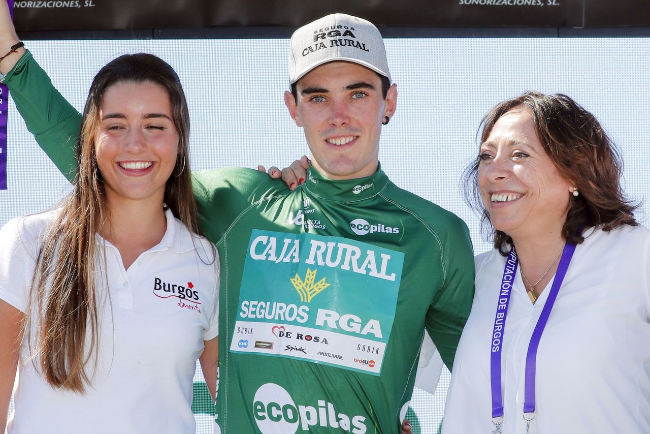 Aranburu in the points jersey at the Vuelta a Burgos 2019