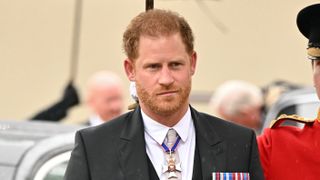 Prince Harry photographed at King Charles III's Coronation on May 6, 2023