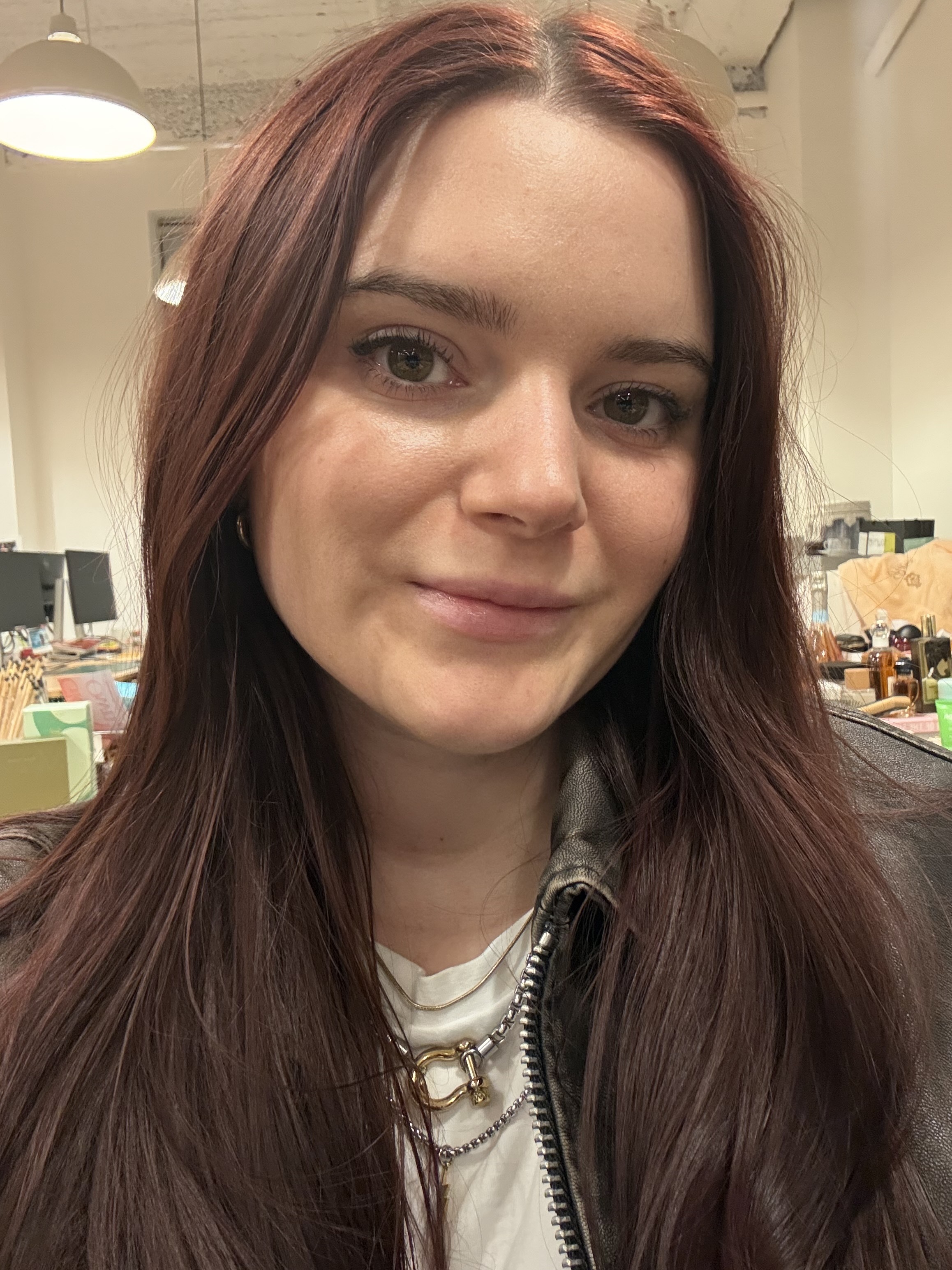 Brooke Knappenberger before testing Dr. Dennis Gross Derminfusions&trade; Lip Tints Beige