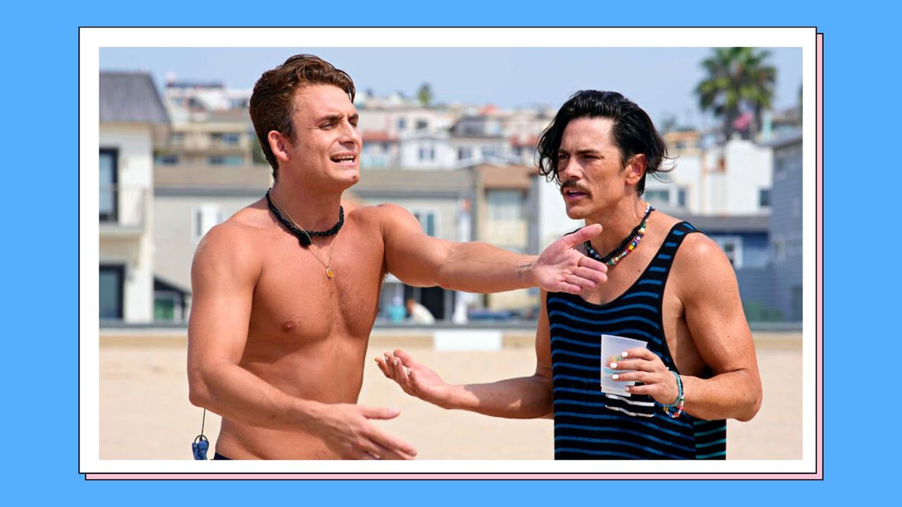 Is Vanderpump Rules cancelled? Pictured: James Kennedy and Tom Sandoval from Vanderpump Rules