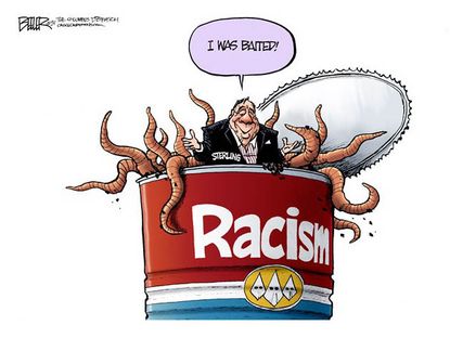 Editorial cartoon Donald Sterling racism