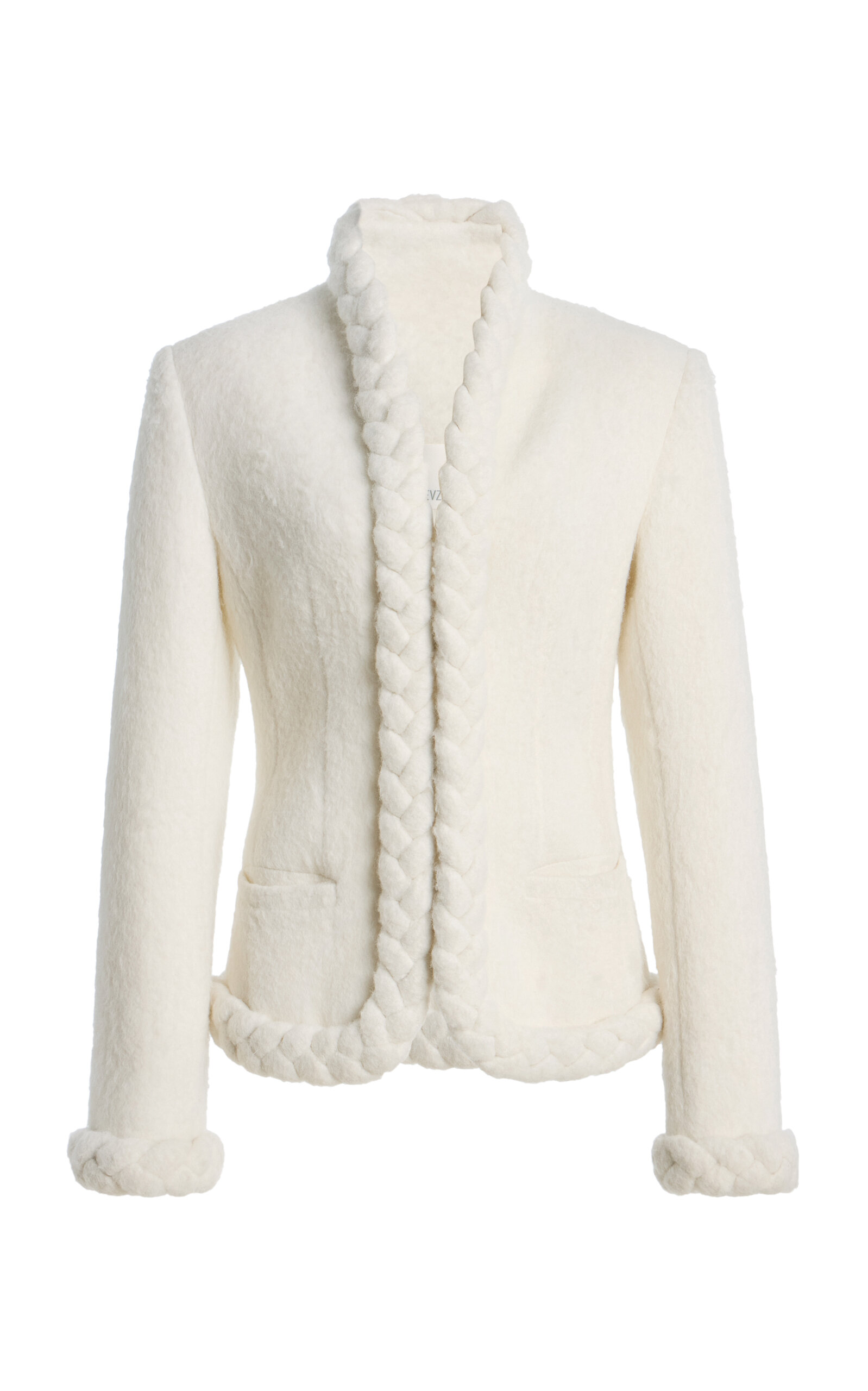 Braid Wool-Blend Jacket