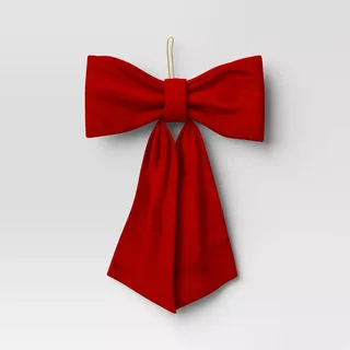 Large Single Christmas Decorative Bow Red - Wondershop™​​​​​​​