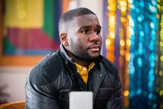 Isaac talks to Lola about his schizophrenia in EastEnders