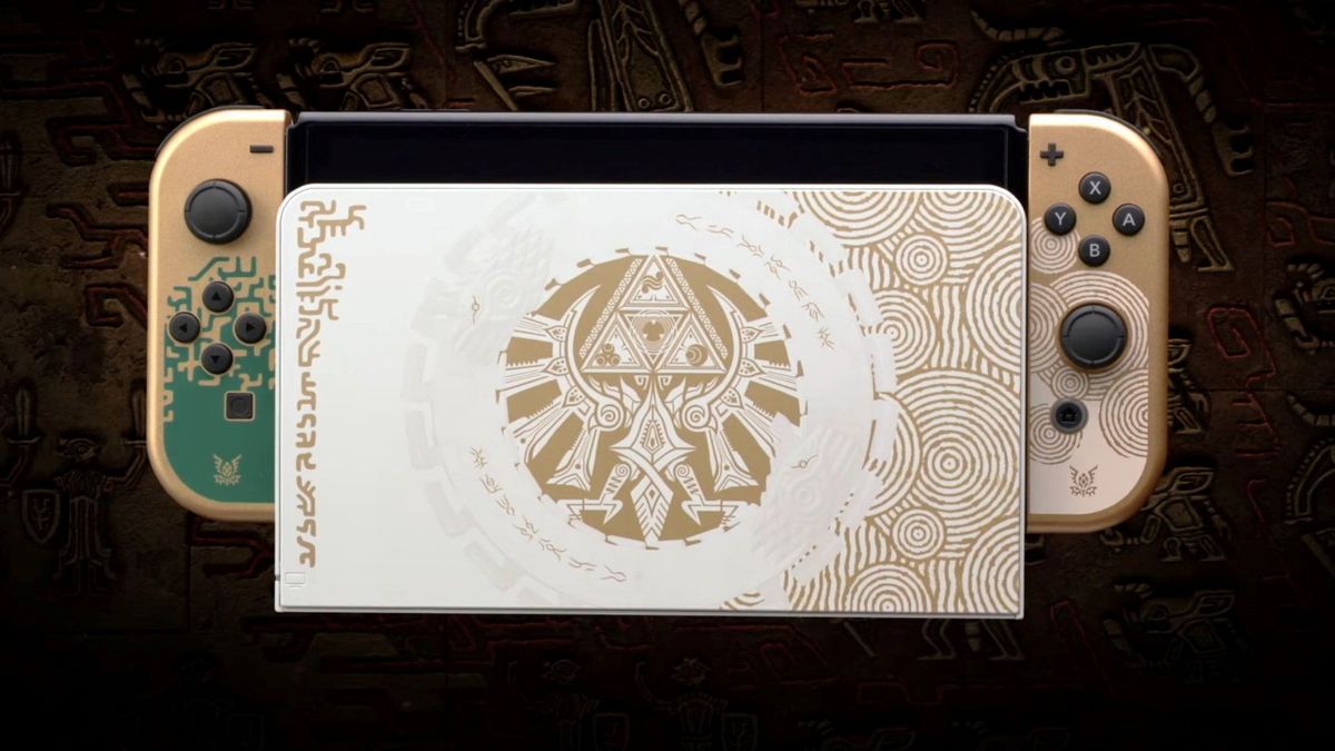 Nintendo switch best sale zelda edition console