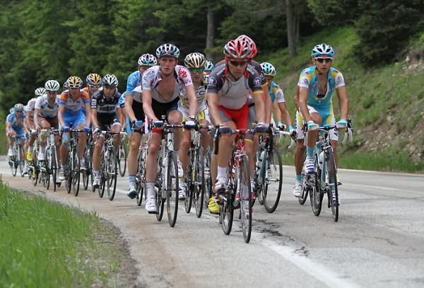 - The group containing the overall contenders near the ski resort of Chamrousse