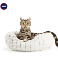 EveryYay Gray Snooze Fest Faux Fur Cat Bed| Was $24.99,