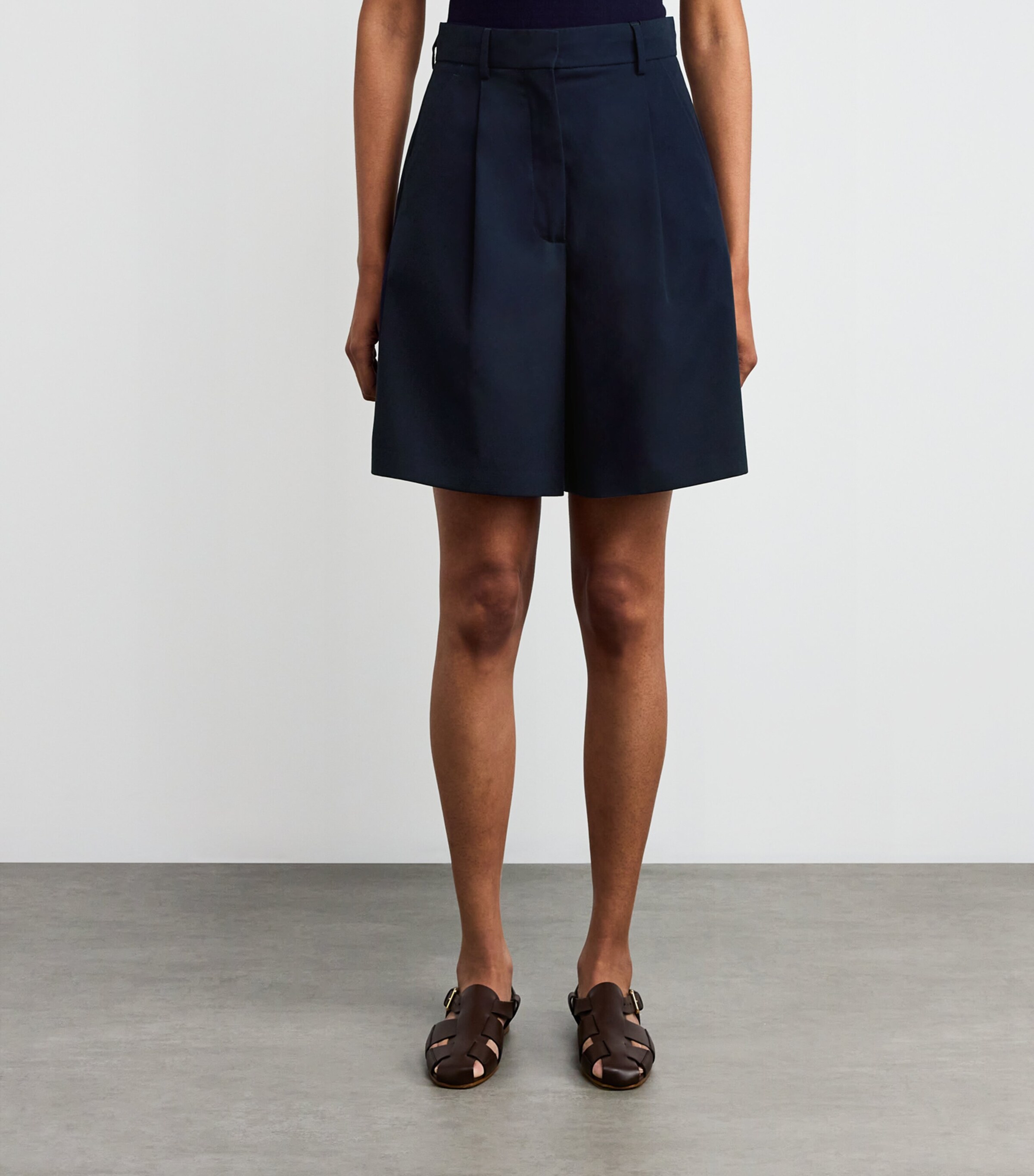 Weekend Max Mara Cotton Gabardine Bermuda Shorts