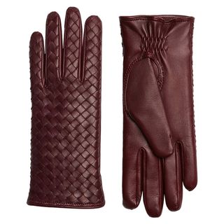 Bottega Veneta, Intrecciato Leather Gloves