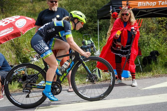 Kendal Ryan (TIBCO) on stage 2 of the 2018 Colorado Classic Women's Race